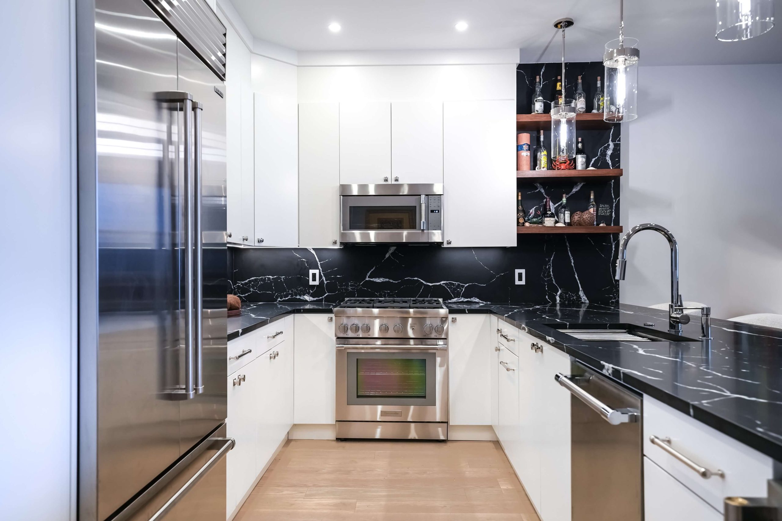 Interior renovation view 02 at 176 Broadway New York NY by Essential Remodeling