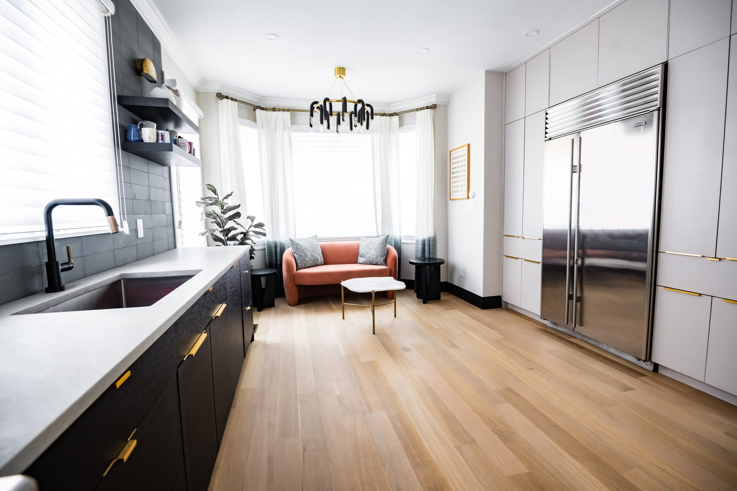 Interior renovation view 01 at #2 Queens House by Essential Remodeling